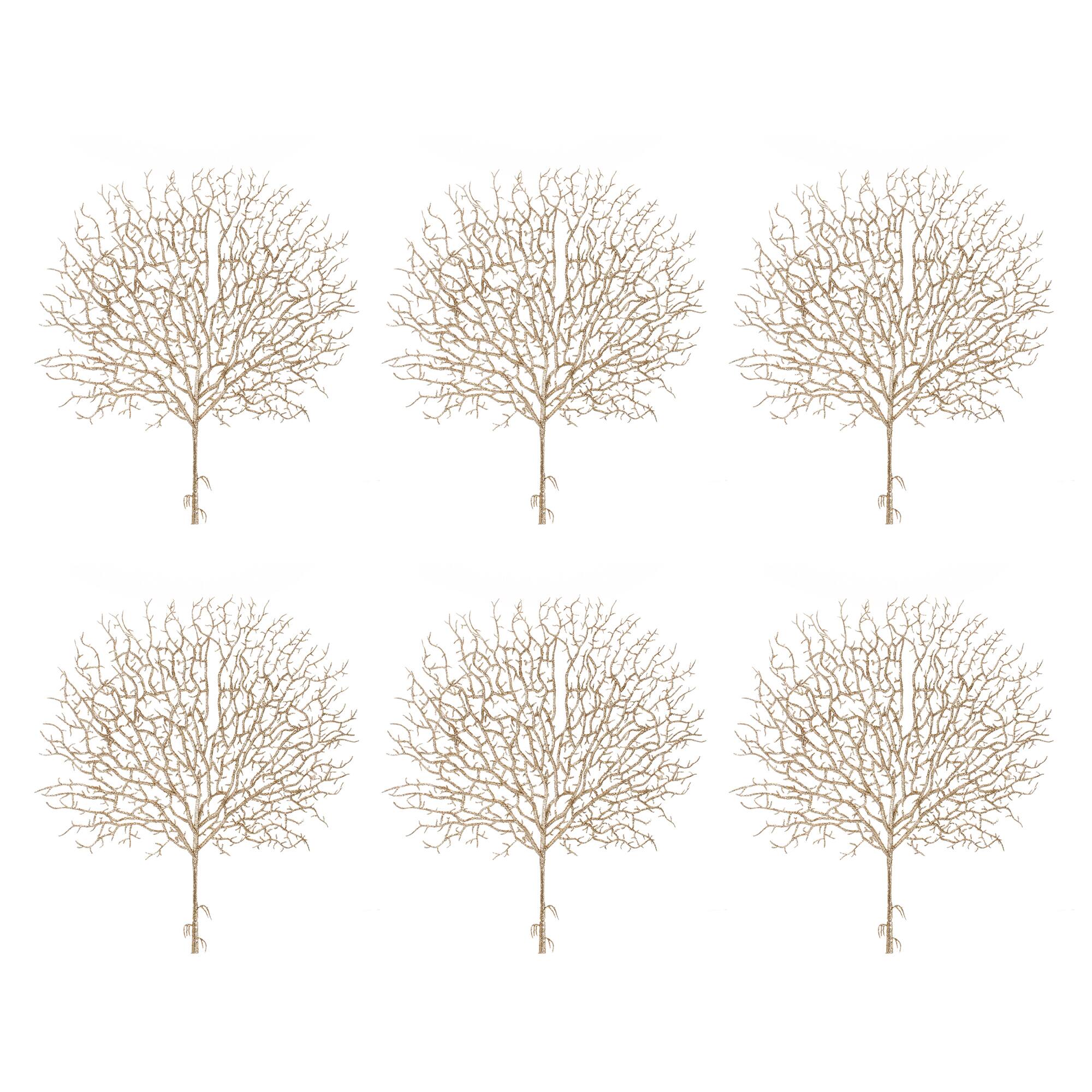 Glittered Twig Sprays, 6ct.